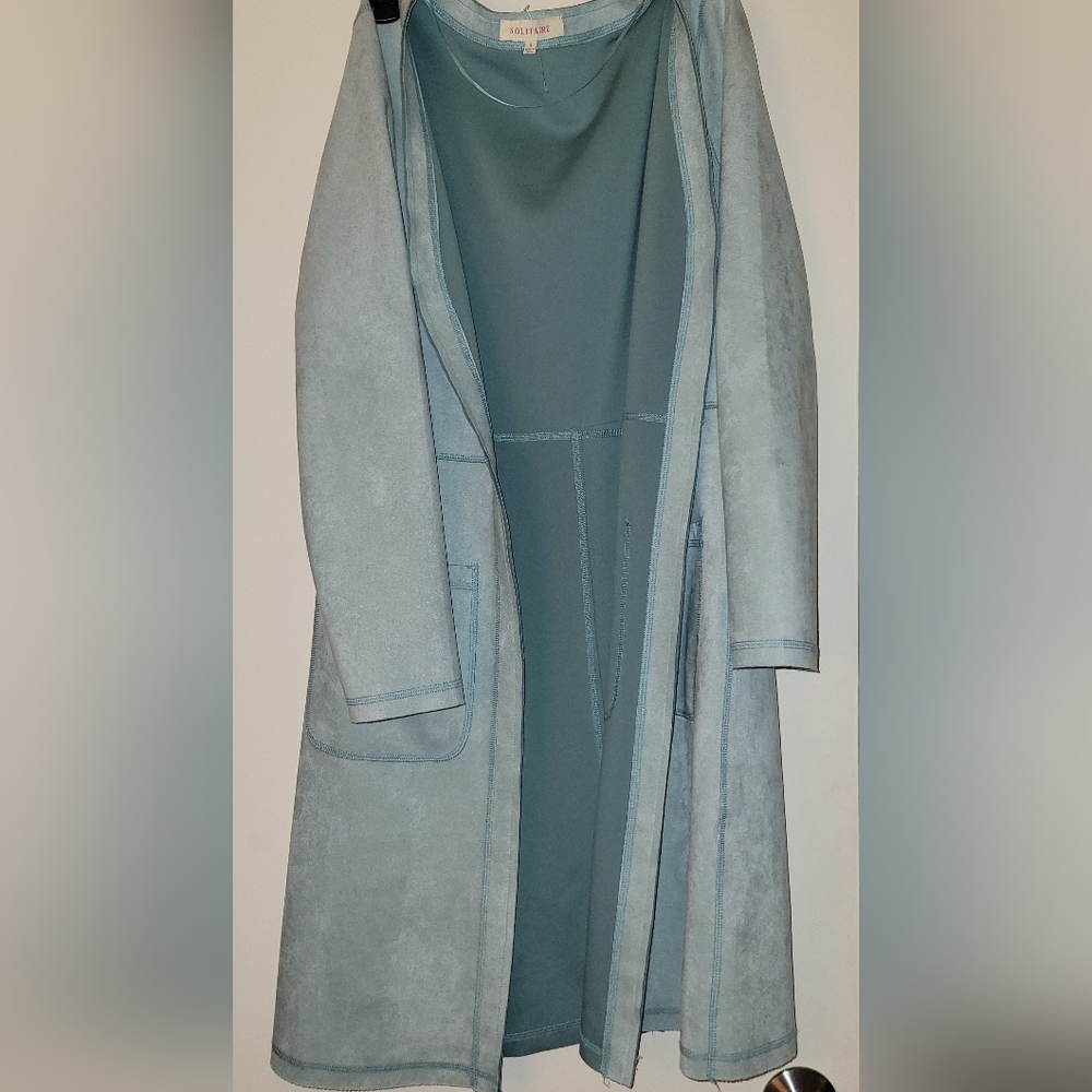 Solitaire faux suede duster!